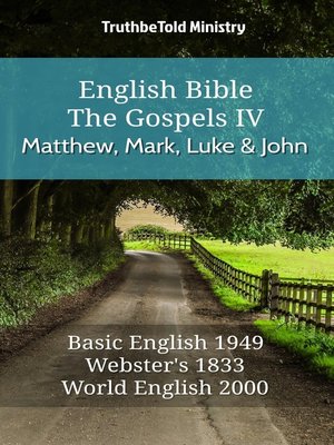 cover image of English Bible--The Gospels IV--Matthew, Mark, Luke and John